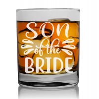 70. Dzimšanas Dienas Dāvana Vīriešiem ar Gravējumu - "Son Of The Bride" ,Personalizēta glāze vīriešiem 270ml
