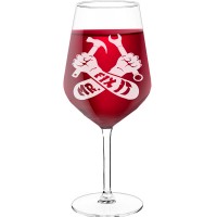 Best Friend Wine Glass With Engraved Text - "Mr Fix It", Wine Lover Gifts, Size 530ml