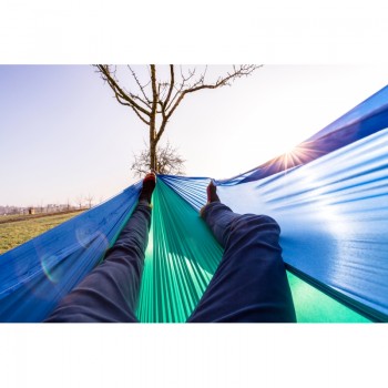 Tūrisma šūpuļtīkls ADVENTURE HAMMOCK, Ice Blue