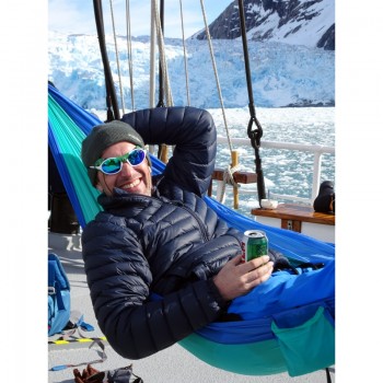 Tūrisma šūpuļtīkls ADVENTURE HAMMOCK, Ice Blue