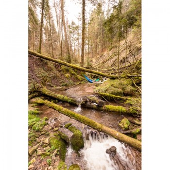 Tūrisma šūpuļtīkls ADVENTURE HAMMOCK, Ice Blue