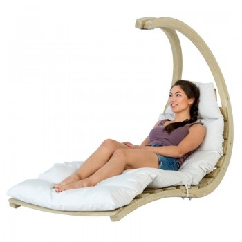 Piekaramais atpūtas krēsls SWING LOUNGER, Creme, Amazonas