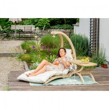 Piekaramais atpūtas krēsls SWING LOUNGER, Creme, Amazonas