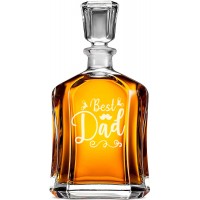 Viskija Karafe Moderna ar Uzrakstu - "Best Dad" ,Dāvana Vīrietim Tēva Diena, Izmērs 700Ml Viskija Karafe Moderna ar Uzrakstu - "Best Dad" ,Dāvana Vīrietim Tēva Diena, Izmērs 700Ml