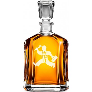 Burbona Karafe ar Uzrakstu - 