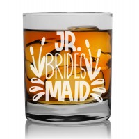 50. Dzimšanas Dienas Dāvana Vīriešiem  ar Gravējumu - "Jr Brides Maid" ,Stikla Viskija Glāze 270ml
