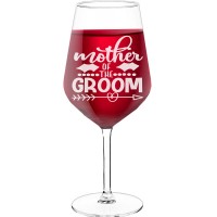 Personalised Wine Glass With Engraved Text - "Mother Of The Groom 5", Wine Lover Gifts, Size 530ml
