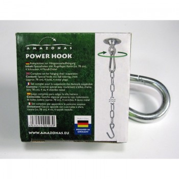 Griestu āķis piekaramajiem krēsliem Power Hook, Amazonas