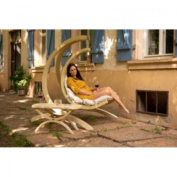 Šūpuļkrēsls SWING CHAIR, Creme, Amazonas