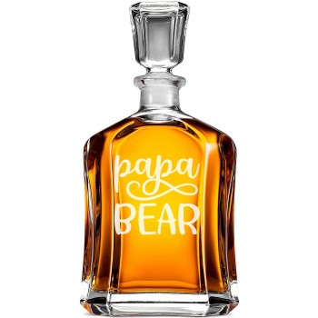 Hermētiska Viskija Karafe ar Uzrakstu - 