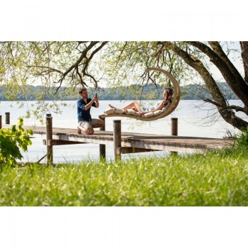 Piekaramais atpūtas krēsls SWING LOUNGER, Creme, Amazonas