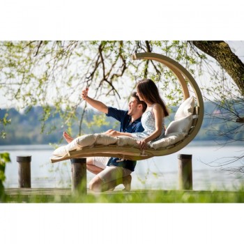 Piekaramais atpūtas krēsls SWING LOUNGER, Creme, Amazonas