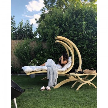 Piekaramais atpūtas krēsls SWING LOUNGER, Creme, Amazonas
