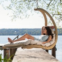 Piekaramais atpūtas krēsls SWING LOUNGER, Creme, Amazonas Piekaramais atpūtas krēsls SWING LOUNGER, Creme, Amazonas