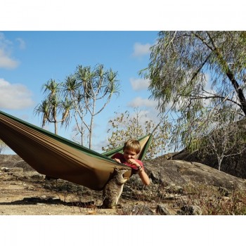Tūrisma šūpuļtīkls ADVENTURE HAMMOCK, Coyote