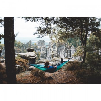 Tūrisma šūpuļtīkls ADVENTURE HAMMOCK, Ice Blue