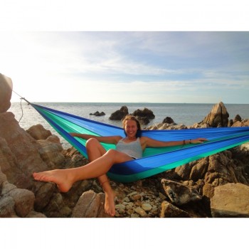 Tūrisma šūpuļtīkls ADVENTURE HAMMOCK, Ice Blue