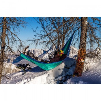 Tūrisma šūpuļtīkls ADVENTURE HAMMOCK, Ice Blue