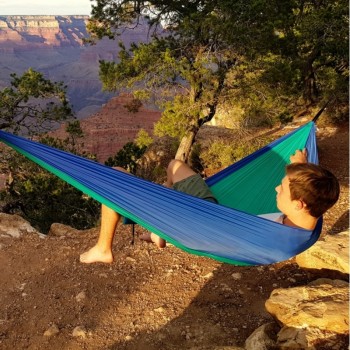 Tūrisma šūpuļtīkls ADVENTURE HAMMOCK, Ice Blue