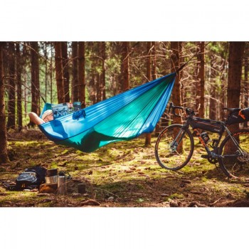 Tūrisma šūpuļtīkls ADVENTURE HAMMOCK, Ice Blue