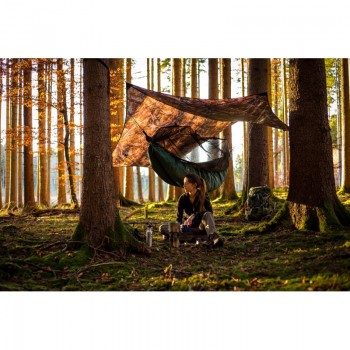 Šūpuļtīkla tents TRAVELLER TARP FOREST (650 g)