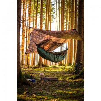 Šūpuļtīkla tents TRAVELLER TARP FOREST (650 g)