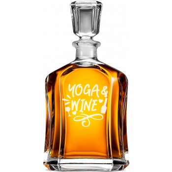 Moderna Burbona Karafe ar Uzrakstu - 