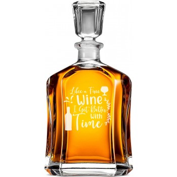 Alkohola Dekanteris ar Uzrakstu - 