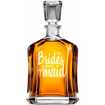 Burbona Dekanteris ar Uzrakstu - 