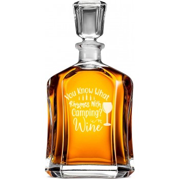 Viskija Karafe ar Uzrakstu - 