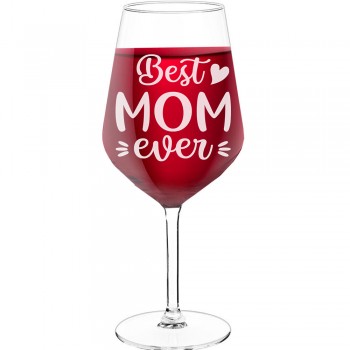 With Engraved Text - "Best Mom Ever (3)', Birthday Gift Idea, Size 530ml