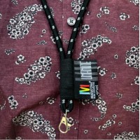 Garā Zebra Etiķetes Kakla Lenta Garā Zebra Etiķetes Kakla Lenta