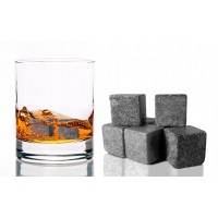 Whiskey Stones, Whiskey Stone Gift Set, 9 Granite Whisky Rocks
