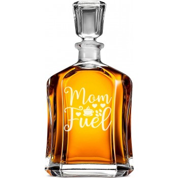 Moderna Burbona Karafe ar Uzrakstu - 