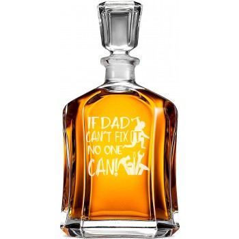 Degvīna Karafe ar Uzrakstu - 