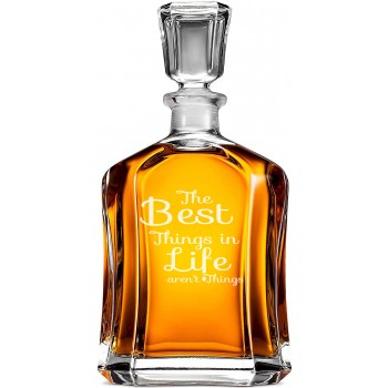 Hermētiska Burbona Karafe ar Uzrakstu - 