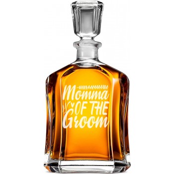 Viskija Karafe Moderna ar Uzrakstu - 