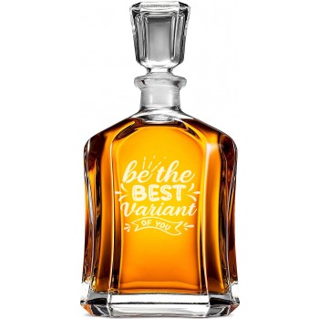 Viskija Dekanteris ar Uzrakstu - 
