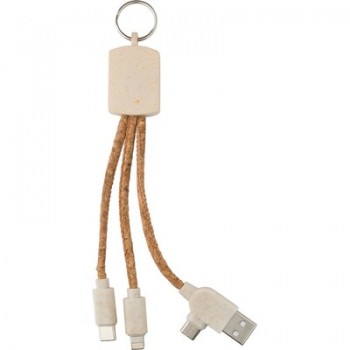 Cork charging cable