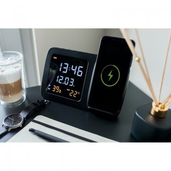Wireless charger 5W-15W Exclusive Collection, multifunctional digital clock | Isha