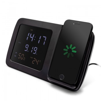 Wireless charger 5W-15W Exclusive Collection, multifunctional digital clock | Isha
