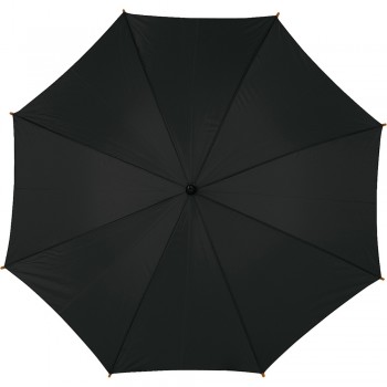 Automatic umbrella, 8 panels, with wooden shaft and handle, velcro closing AIV4232-03