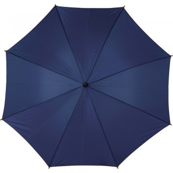 Automatic umbrella, 8 panels, with wooden shaft and handle, velcro closing AIV4232-04