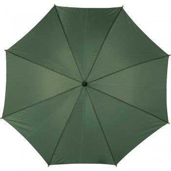 Automatic umbrella, 8 panels, with wooden shaft and handle, velcro closing AIV4232-06