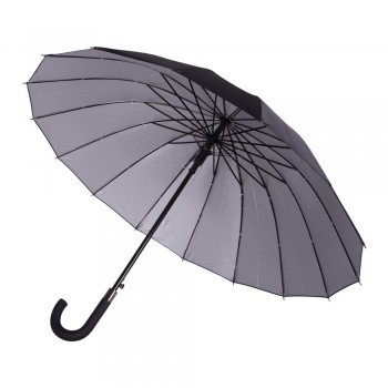 Mauro Conti automatic umbrella, 16 panels, silver underside, matching colour sleeve AIV4817-03