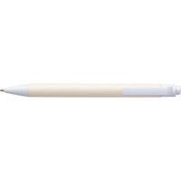 Ball pen made from milk cartoon