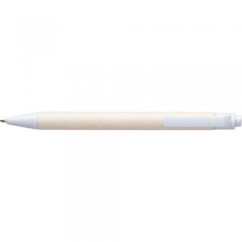 Ball pen made from milk cartoon