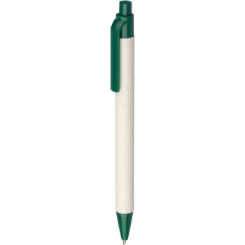 Ball pen made from milk cartoon