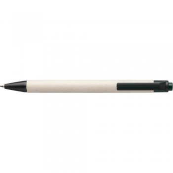 Ball pen made from milk cartoon