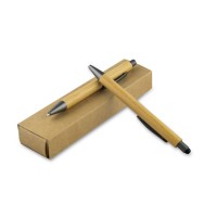 Bamboo rakstīšanas komplekts, lodīšu pildspalva ar skārienjūtīgu pildspalvu un mehānisko zīmuli | Wallace AIV9342-17
